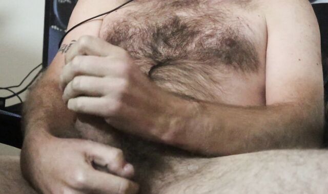 Fap off with me! Wool Decorated BWC with jism stream finish