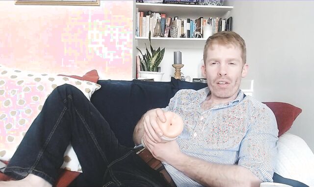 Assfuck Fleshlight Masturbate Off Directions with Jizz deepthroating out of Bum (Muddy Converse)