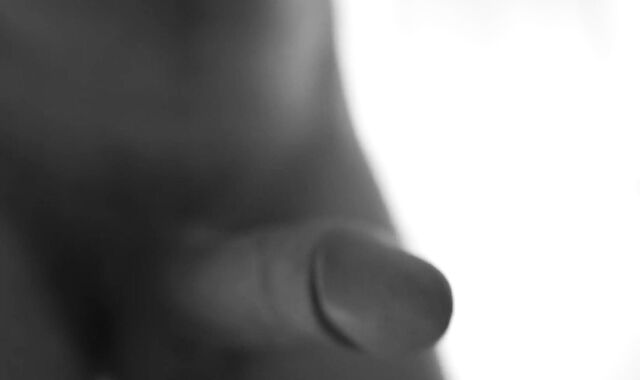 4K Dark-Hued & White fuckpole art. Jizm in slow motility. Huge white uncut rod.