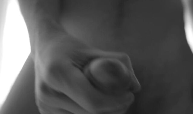 4K Dark-Hued & White fuckpole art. Jizm in slow motility. Huge white uncut rod.