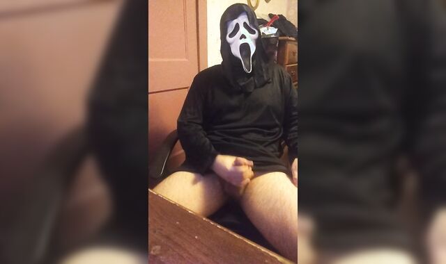 Dad Ghostface witnesses you and faps off(Currency-Shot)