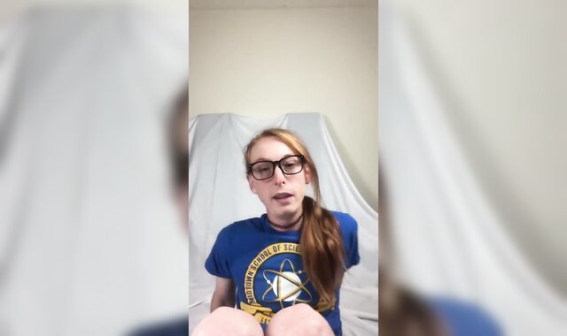 Nerdy femboi takes you home