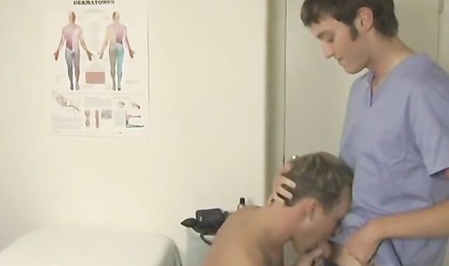 Youthful medic and adorable patient suck trunk and ass fucking tear up