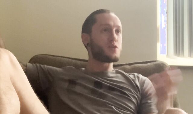 I almost got caught busting my ball sack