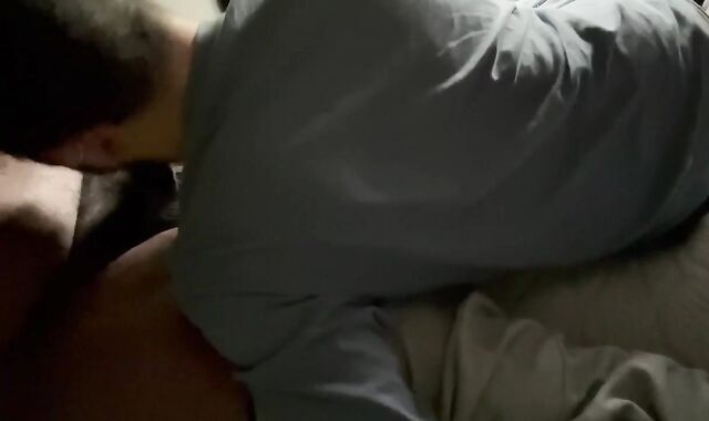 Camper driver getting bj'ed off in public by lad