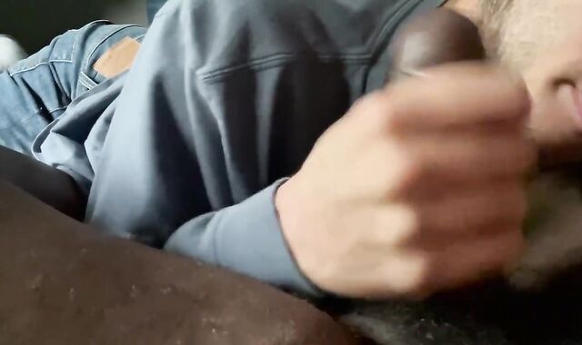 Camper driver getting bj'ed off in public by lad