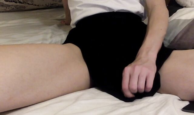 Nubile Femboy Displays off + Completes Off in Skater Micro-Skirt