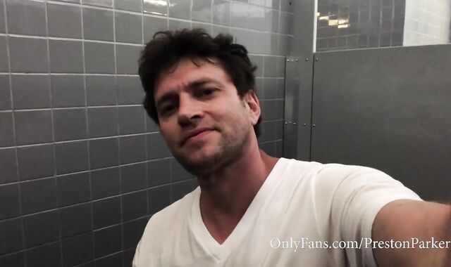 Preston Parker Public Amateur Jerkoff