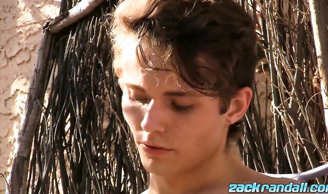 Super-Cute nicely-shaped unexperienced Derrick Dickem jacks and blows a load