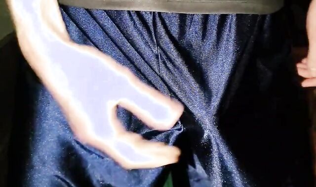 I spunk through my Nike basketball cut-offs