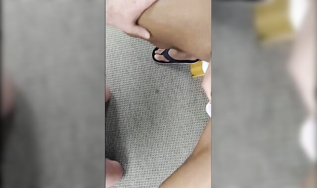 Unshaved Boy catches guy fapping off in the locker guest room