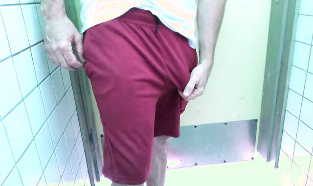 Preston Parker Shoots A Load In Public Rest Guest Room