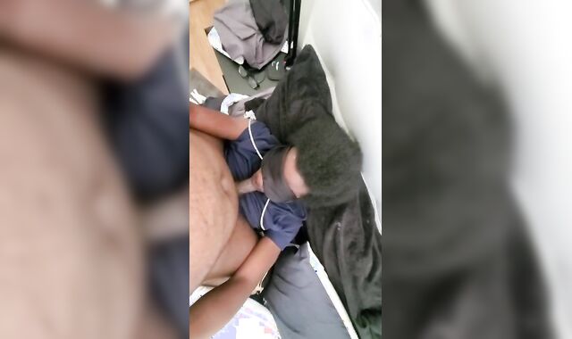 Dark-Hued teen wished to taste my scrotum nads