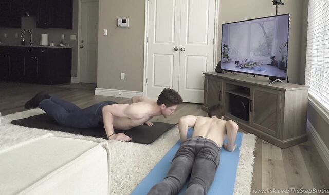 Undress Yoga Leads to 69ing and Jizm Shots