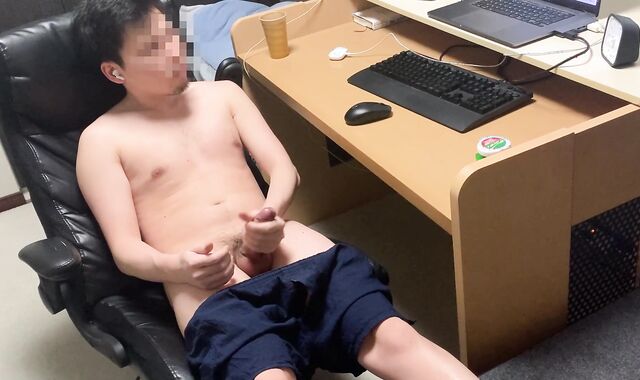 Japanese boy getting off