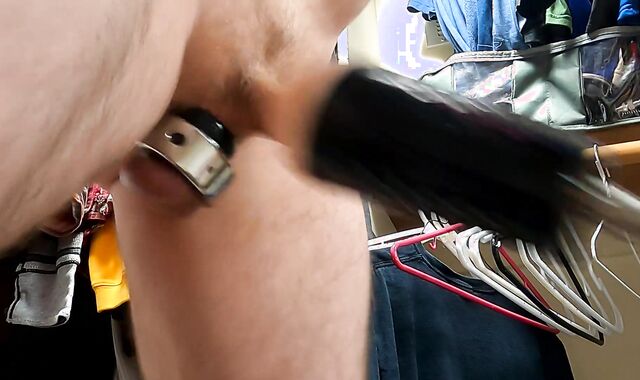 Cumming three times with post cum play