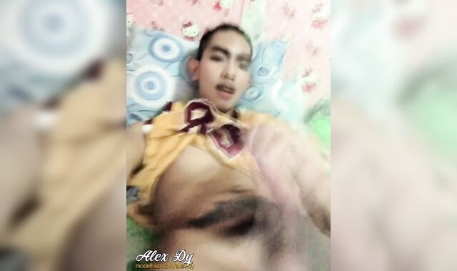 Alex Dy, Filipino Inked Stud, Milking Off Inside His Guest Apartment