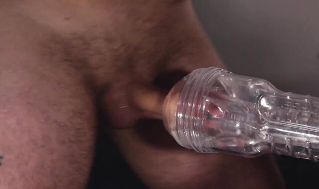 Pale man edges and bangs brand new fleshlight with ginormous beef whistle for the highly first-ever time