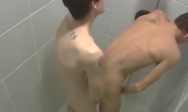 Twink tugs on his XXL fellow man meat while being beaten xxx