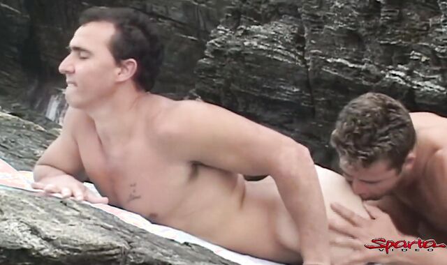 Sparta - Tatted Gay Guy Gets Rear End Boned By Ample Rigid Boner!