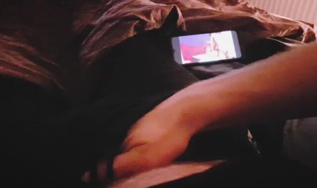 bi-curious best friend secretly masturbates off straight husband while wife is at home - almost got caught