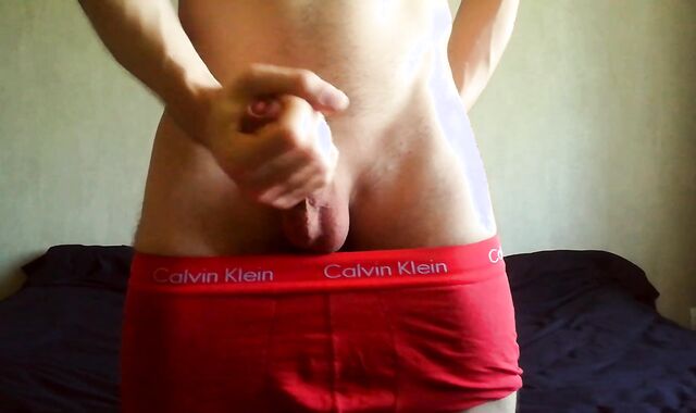 Lonely boy helps himself after watching porno