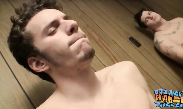 Heterosexual thugs Lex Lane and Dean Inja milking off together