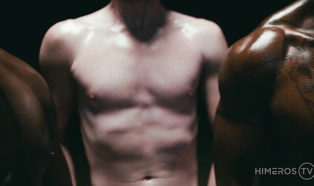 Twink Bukkake’d By Muscle Dudes