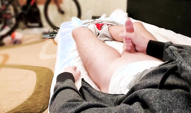 Your friend said you can linger & witness him jack off ;)