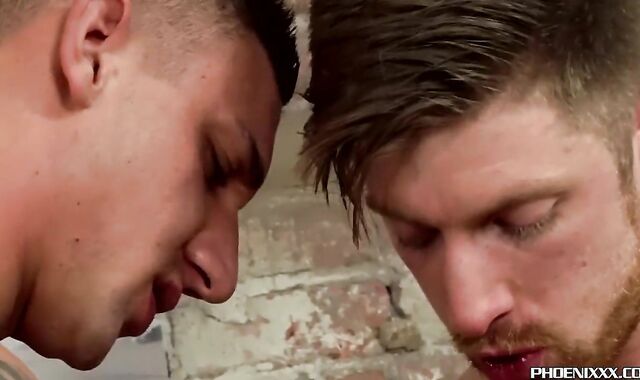 Ultra-Super-Naughty lads Tyler Jenkins and James Dixon butt-plow breed