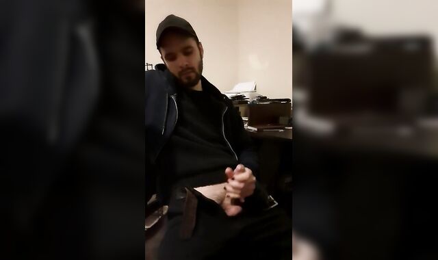 Redneck Far From Home Speaks Mushy, Milks Off, and Eats the Jizz off His Mitt