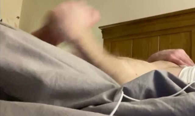 Under the glazes tugging while mate in same room. Scorching spunking fag-for-pay stud masturbating, cum shot