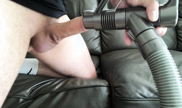 VACUUM CLEANER DEEP GARGLING me OFF ** large SPUNK-SHOT / GIGANTIC LOLLIPOP **