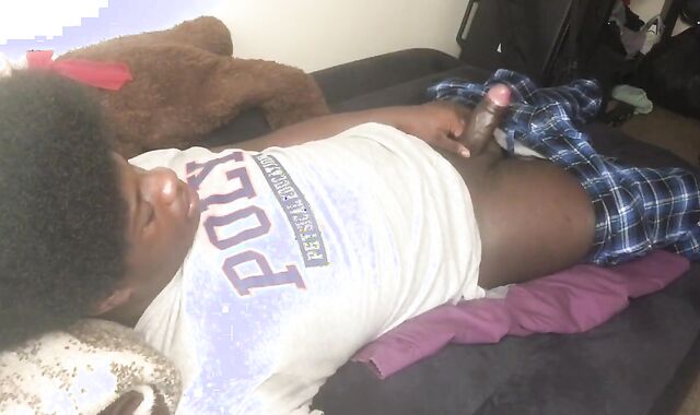 JACKING MY LARGE DARK-HUED JIZZ-SHOTGUN WHILE SEEING FLICKS OF ME & MY GF / SMOKING WHILE LISTENING TO MY PLAYLIST ????????????????