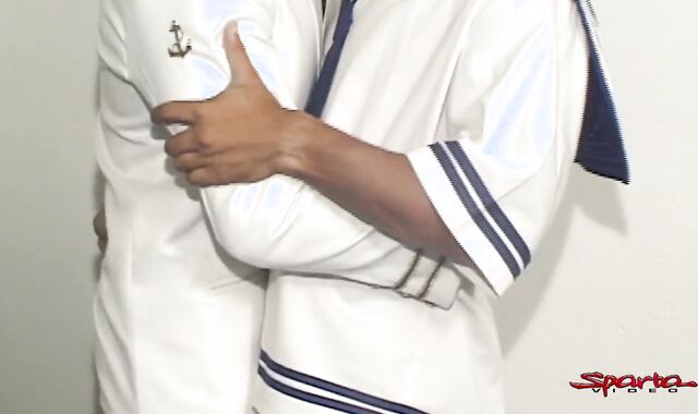 Lush Assed Captain Takes A Sailor's Fuck-Stick In His Tight Arse!