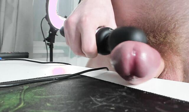 Jizz on the mouse pad