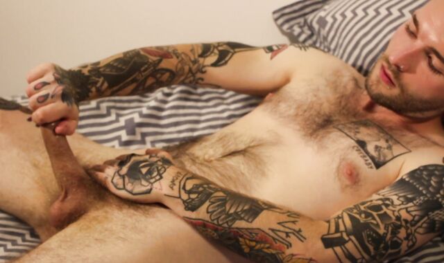 Massive pipe, new tattoo, loads of precum...