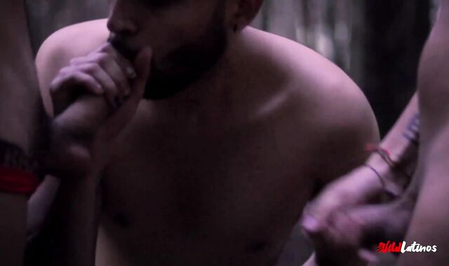 Super-Naughty Latinos Hiking In The Forest Got Caught Buttfuck Romping By A Stranger Ended Up In A Supah-Torrid 3 Way