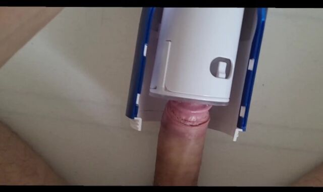 Trying Automatic Masturbator For Highly Very First Time ! "MILKY CREAMY JIZZ"