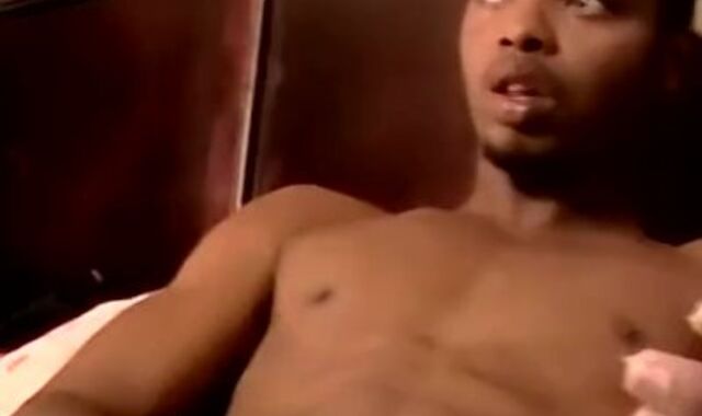 Youthfull dark-hued jock fellated by super-naughty stud knob worshipers