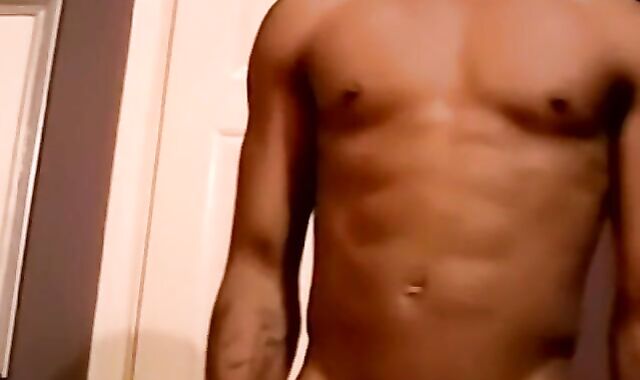 Youthfull dark-hued jock fellated by super-naughty stud knob worshipers