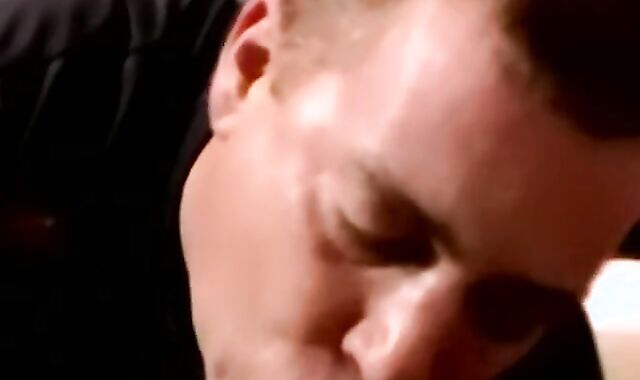 Youthfull dark-hued jock fellated by super-naughty stud knob worshipers