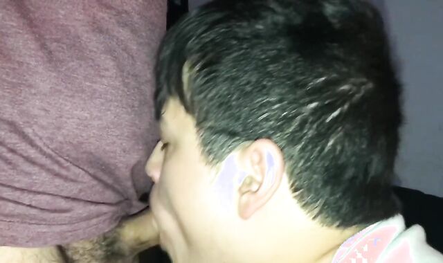 Throating straight friend during video @heismathewn