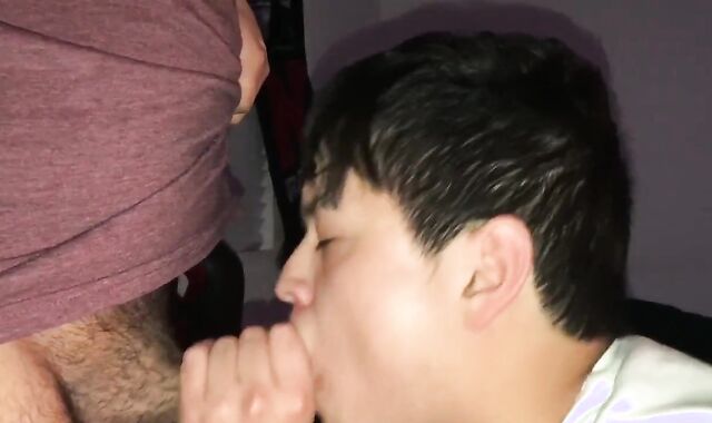 Throating straight friend during video @heismathewn