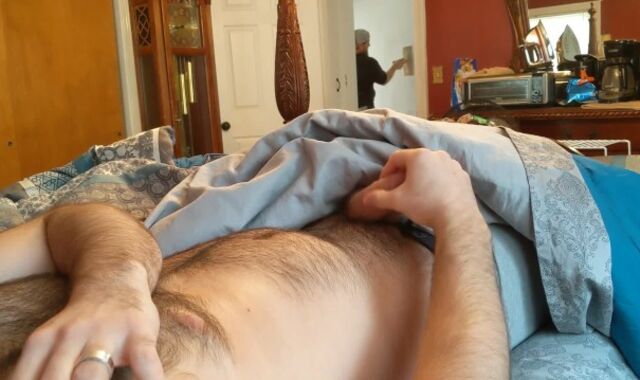 Almost Caught by Workers Nutting Fat Geyser