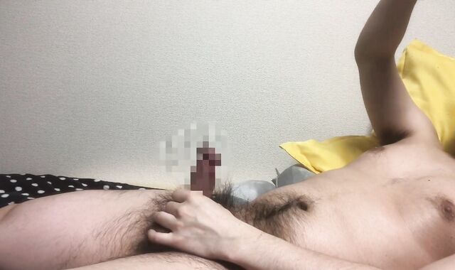 ドで全裸でちんちん触ってたら射精しちゃった