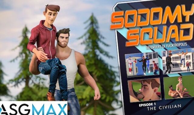 SodomySquad - Faggot Superhero Alpha Saves Helpless Twink, Shovels His Hairy Man Fuck-Stick Into Booty