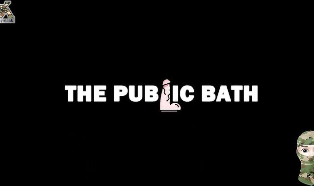 Thai beefy stud plowed in public bath