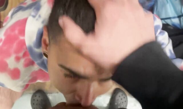 Tugging my brother-in-law-in-law in the storage unit