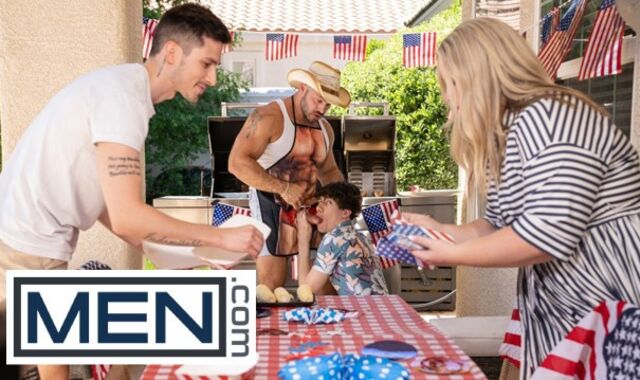 FELLOWS - Twinky Cristiano Is Very Curious About His Mother's New Boyfriend Nick Cranston's Immense Rosy Cigar